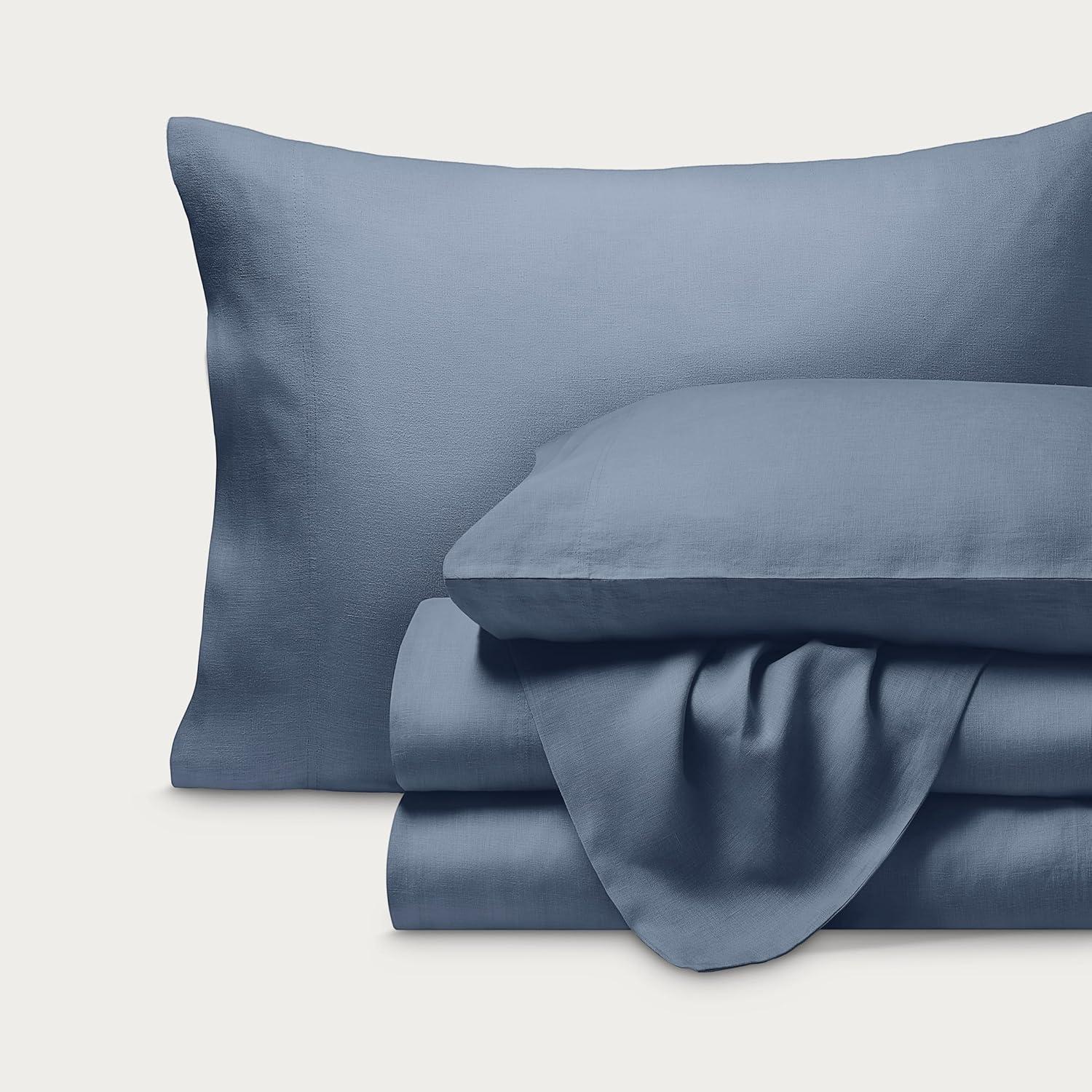 Bare Home 100% Linen Sheet Set