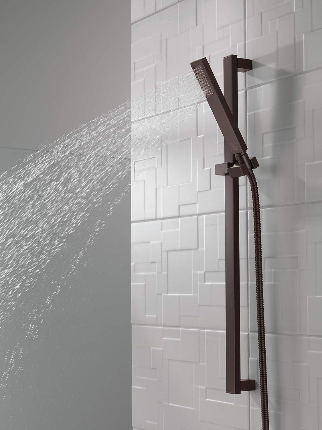 Vero Single Spray Hand Shower with Slide Bar, Handheld Shower Head, Slide Bar Hand Shower 1.75 GPM