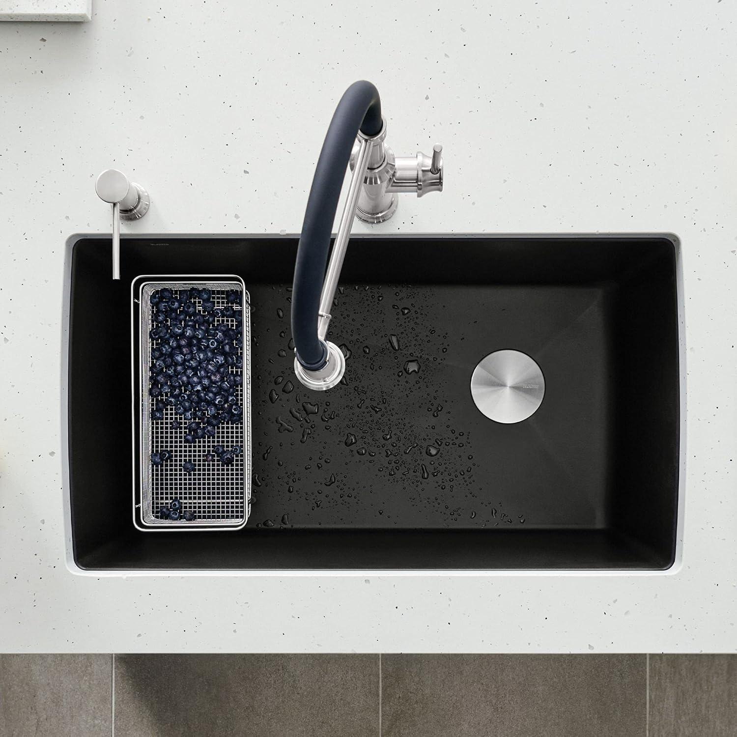 Diamond SILGRANIT 33" Super Single Undermount Kitchen Sink