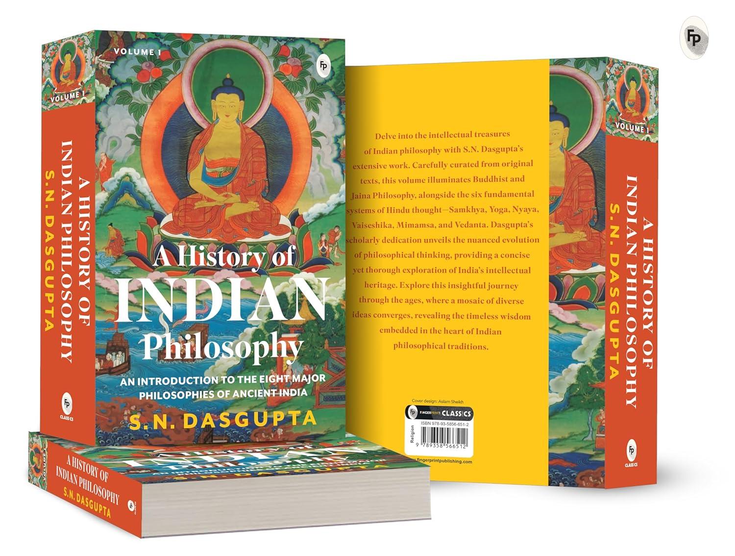 A History of Indian Philosophy: Vol. I, Multicolor Hardcover Book