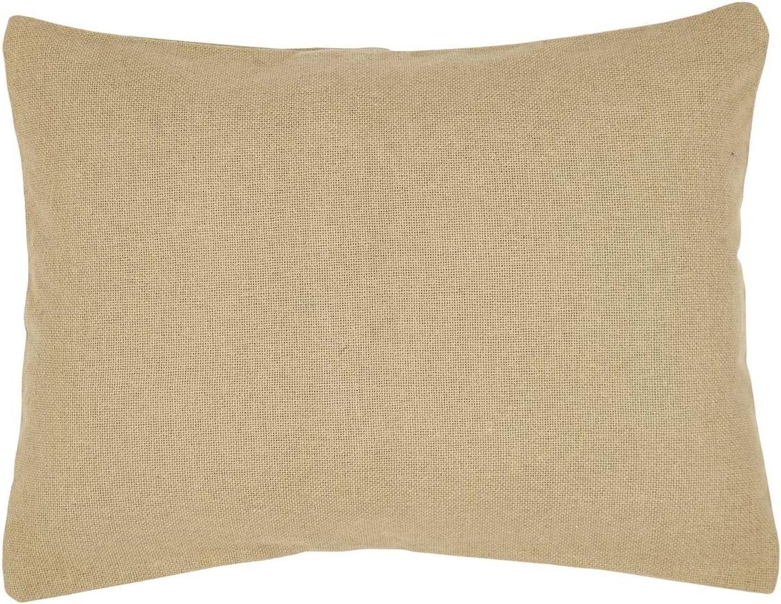 VHC Brands Burlap Natural, Farmhouse, Standard Sham, Tan