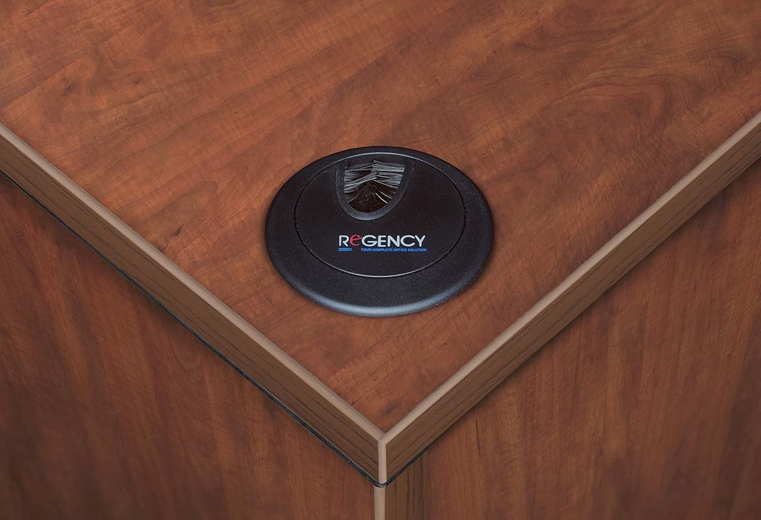 Regency Legacy 66 x 77 in. Executive L Desk Shell- Cherry