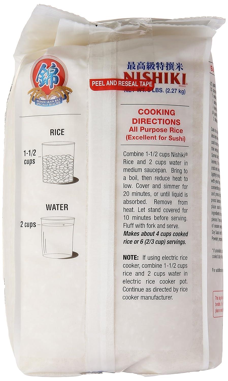 Nishiki Medium Grain Rice Specially selected, 80 Oz