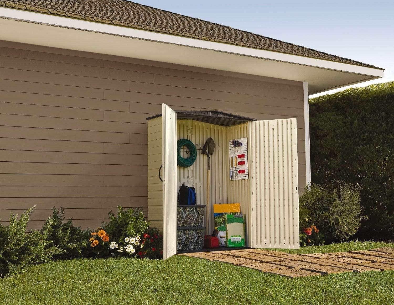 Rubbermaid 5 ft. x 2 ft. Vertical Shed - Small  78.5"L x 29.7"W x 14.4"H