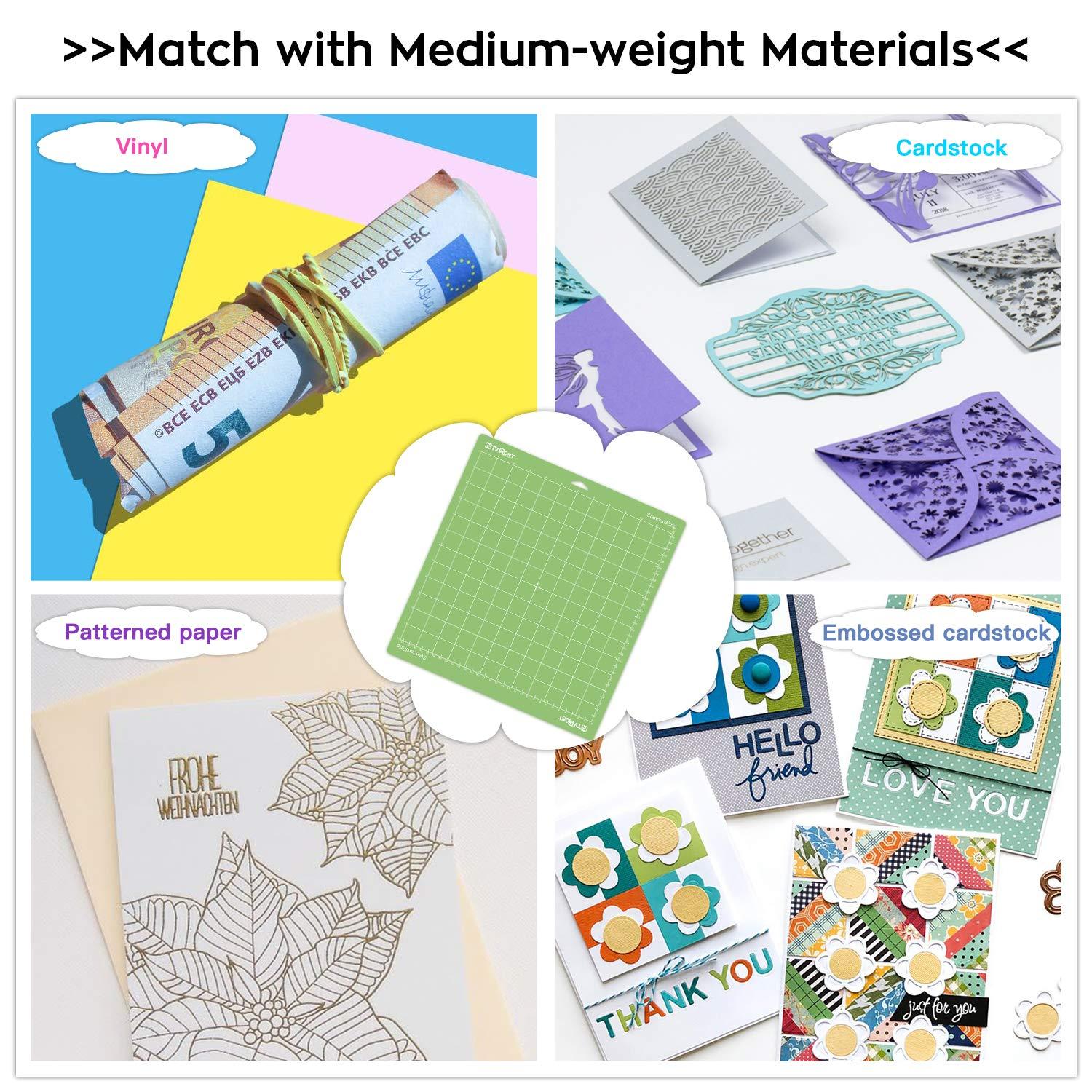 HTVRONT 3 Pack 12" x 12" Standard Grip Cutting Mat for HTVRONT Explore Air 2/Air/One/Maker