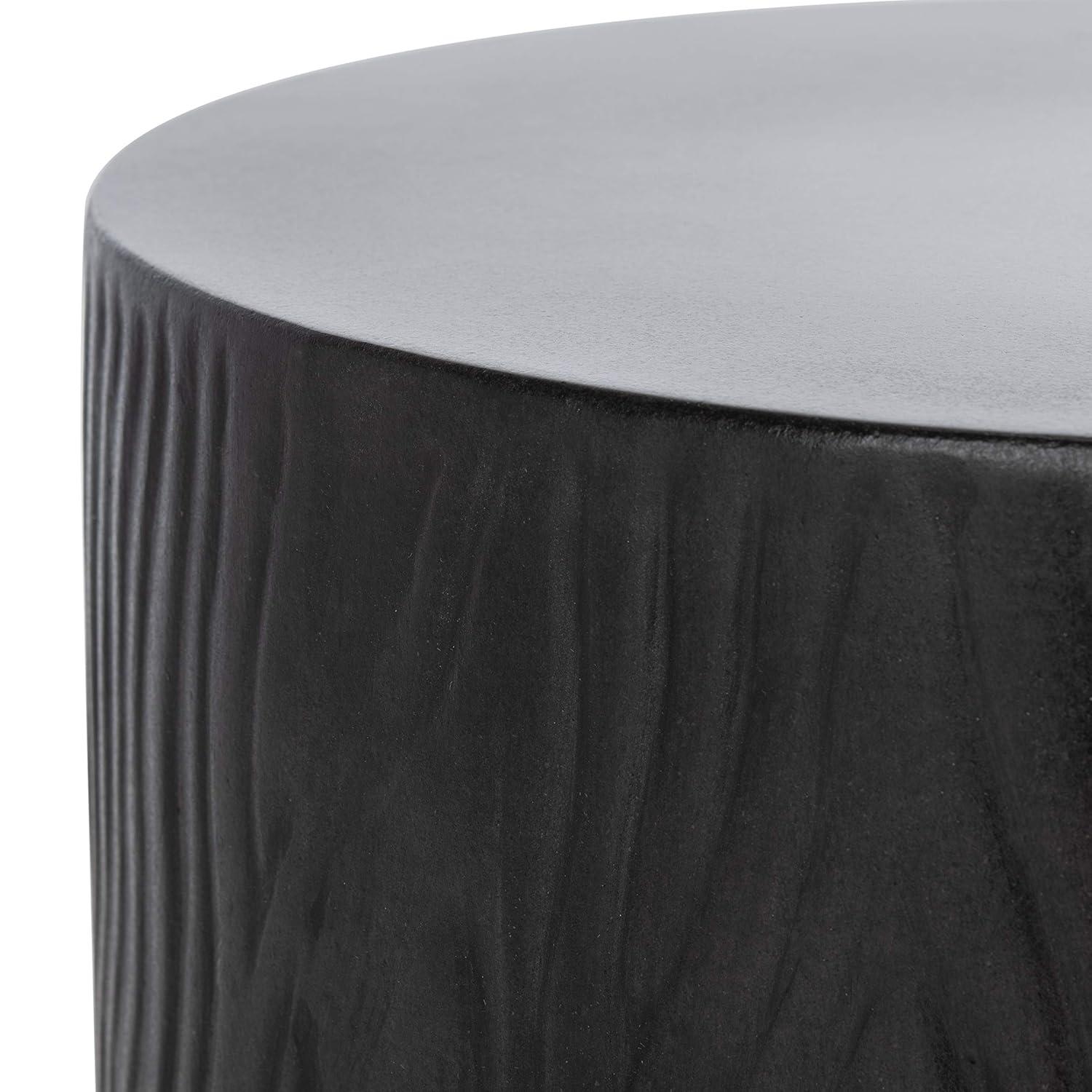 Trunk Accent Stool - Indoor/Outdoor - VNN1004 - Black - Safavieh