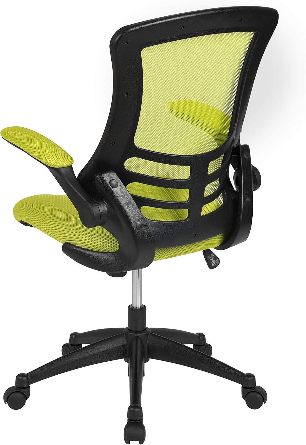 Flash Furniture Mid-Back Mesh Swivel Ergonomic Task Office Chair with Flip-Up Arms