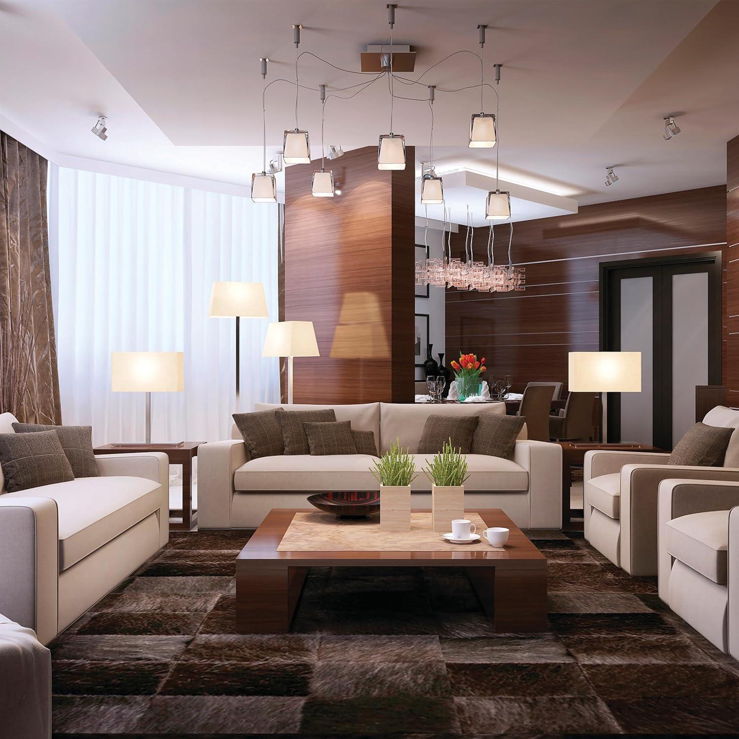 Feit Electric A19 LED Light Bulb, 60W Equivalent, 5CCT, Dimmable, E26 Medium Base, 90 CRI, 800 Lumens, Adjustable White, 22 Years Lifetime, 4 Pack, OM60DM/5CCT/4