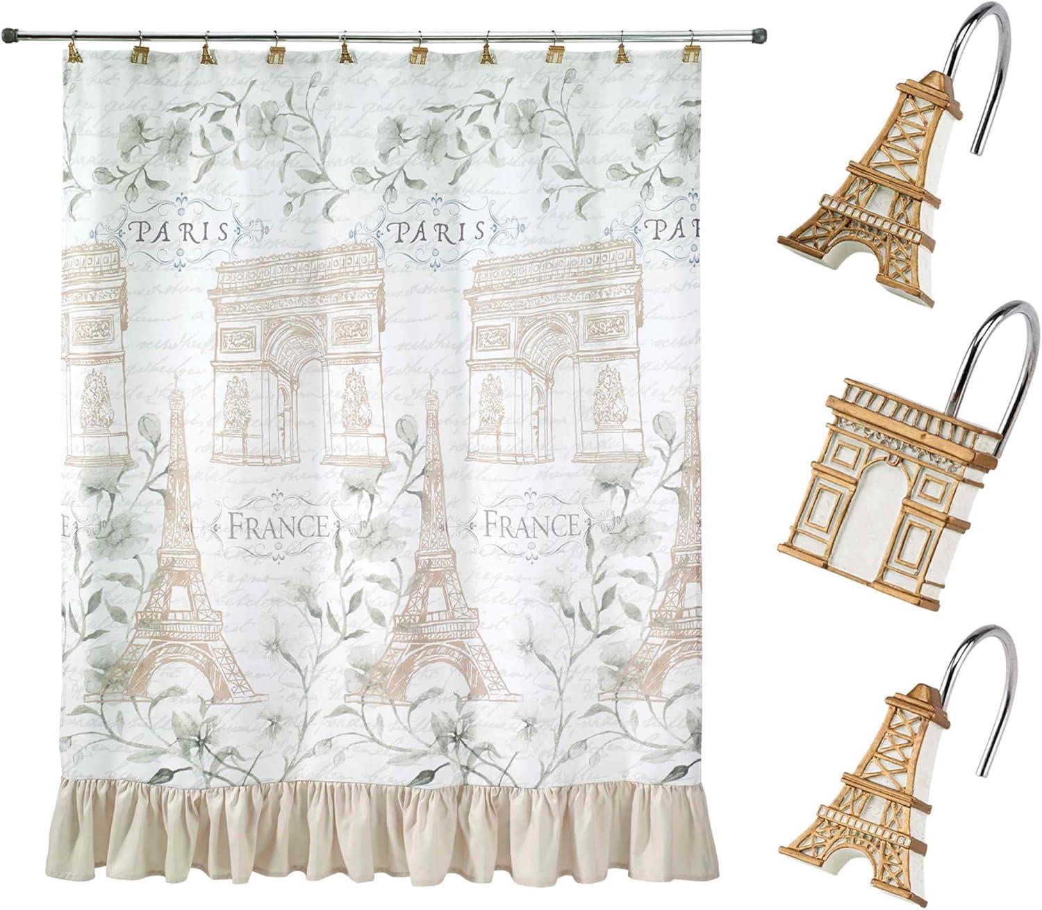 Avanti Linens Avanti Linens Paris Botanique Shower Curtain & Hook Set