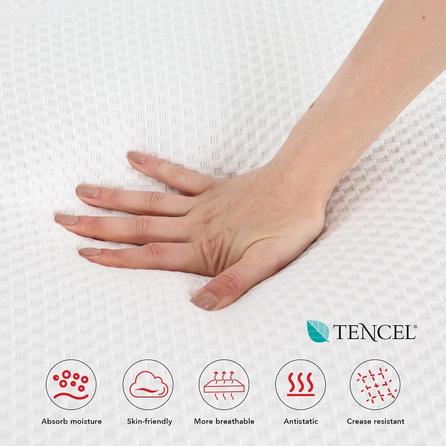 MLILY Manchester United Theatre 12 inch Memory Foam Mattress, Twin XL Size Mattress in a box,Medium Plush