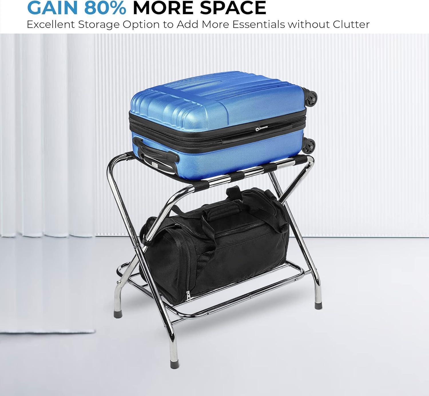 Folding Metal Luggage Rack