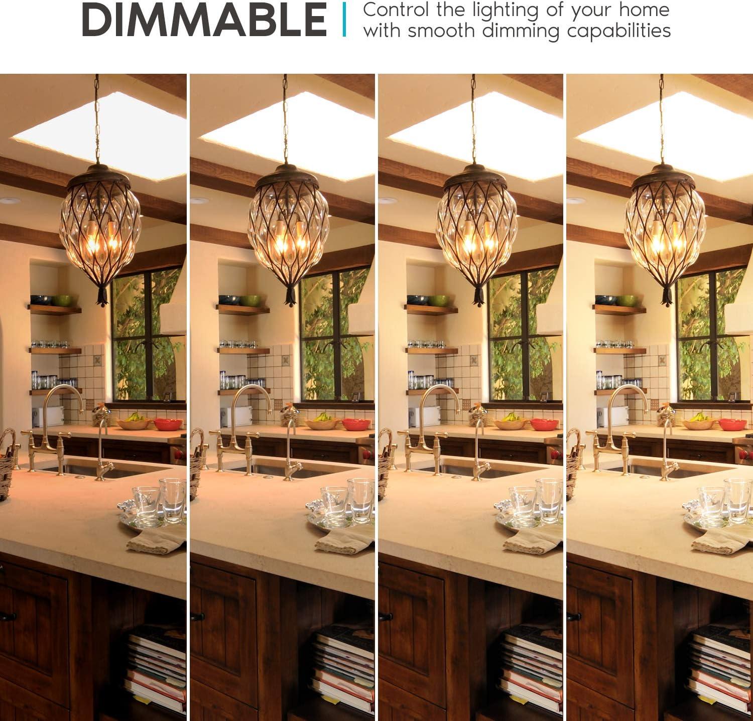 4 Watt (40 Watt Equivalent), CA11 LED, Dimmable Light Bulb, E12/Candelabra Base