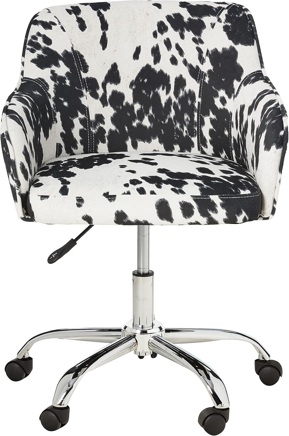 OSP Home Furnishings Bristol Task Chair with Udder Madness Domino Fabric