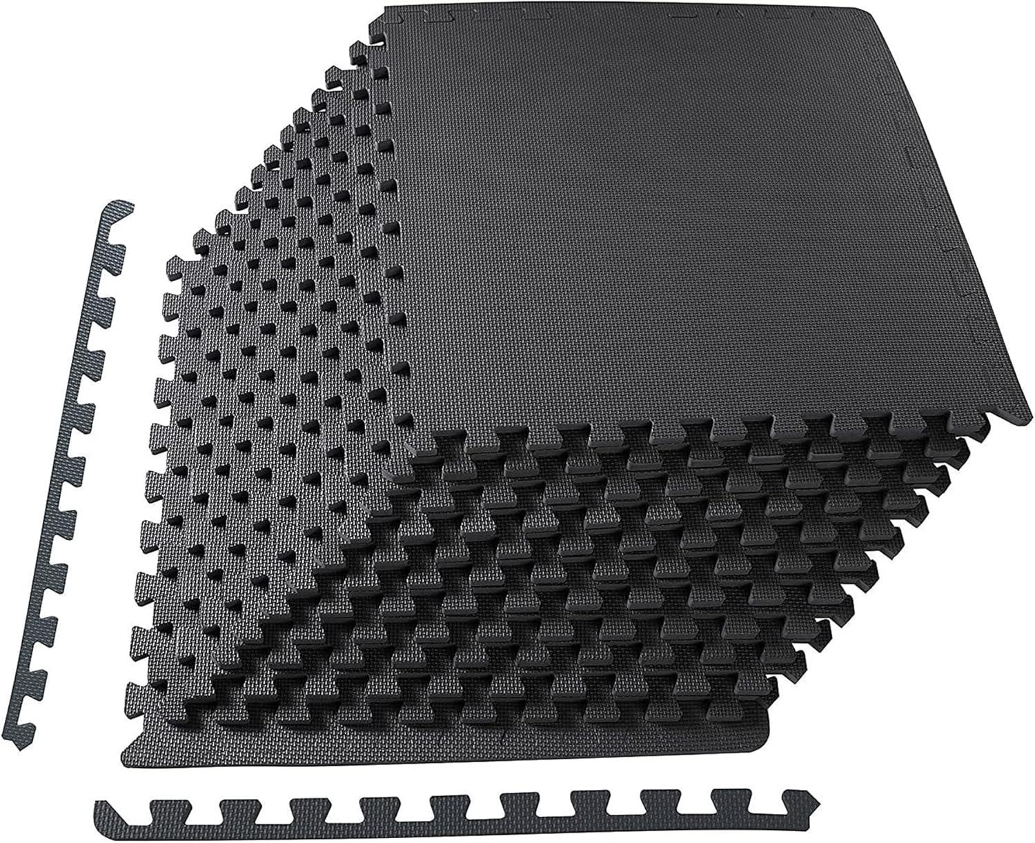 BalanceFrom Fitness Balancefrom Fitness 48 Sq Ft Interlocking EVA Foam Exercise Mat Tiles