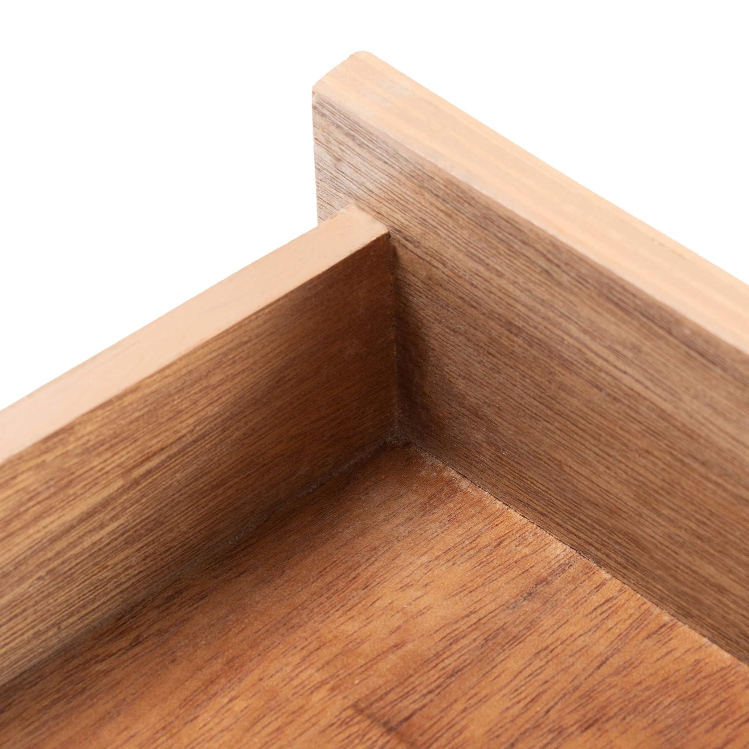 Roya 1 Drawer 1 Shelf Nightstand - NST4005 - White/Natural - Safavieh