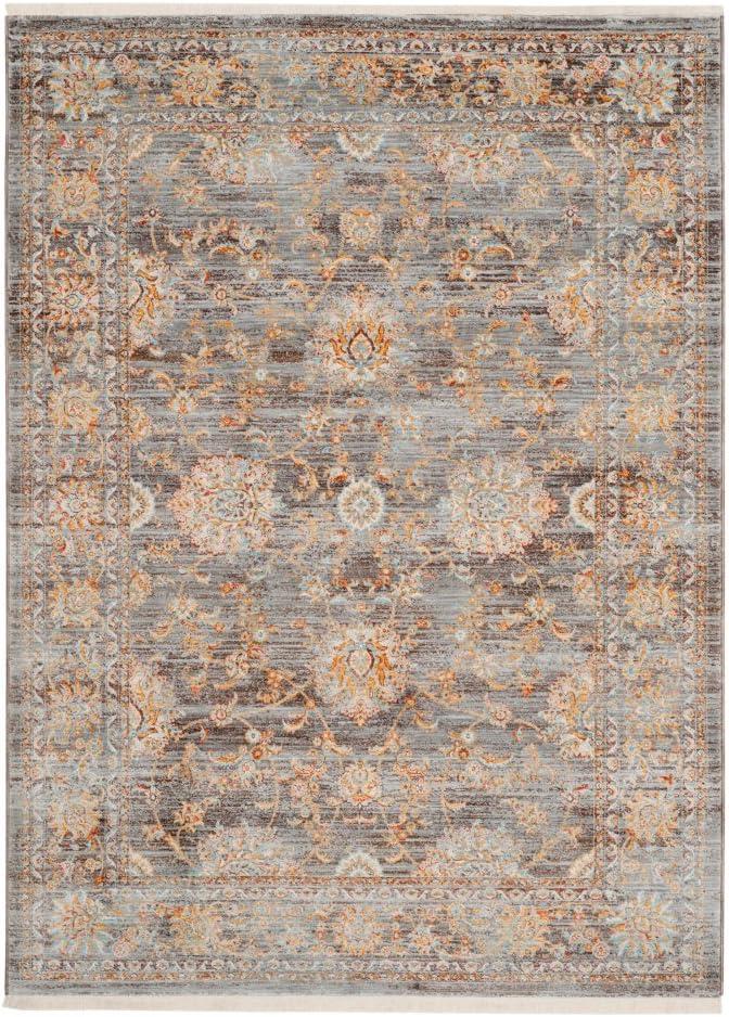 Vintage Persian VTP469 Power Loomed Indoor Area Rug - Light Brown/Multi - 6'x9' - Safavieh
