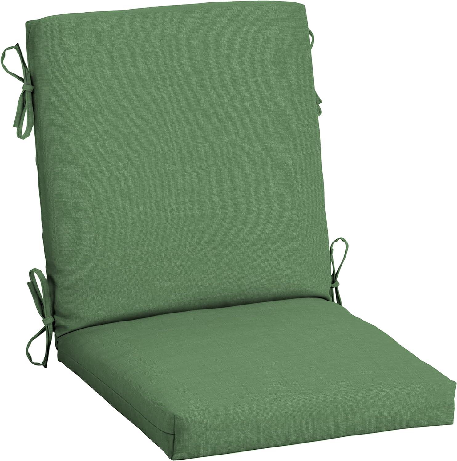 Moss Green Leala Outdoor Dining Chair Cushion 16.5" x 18"