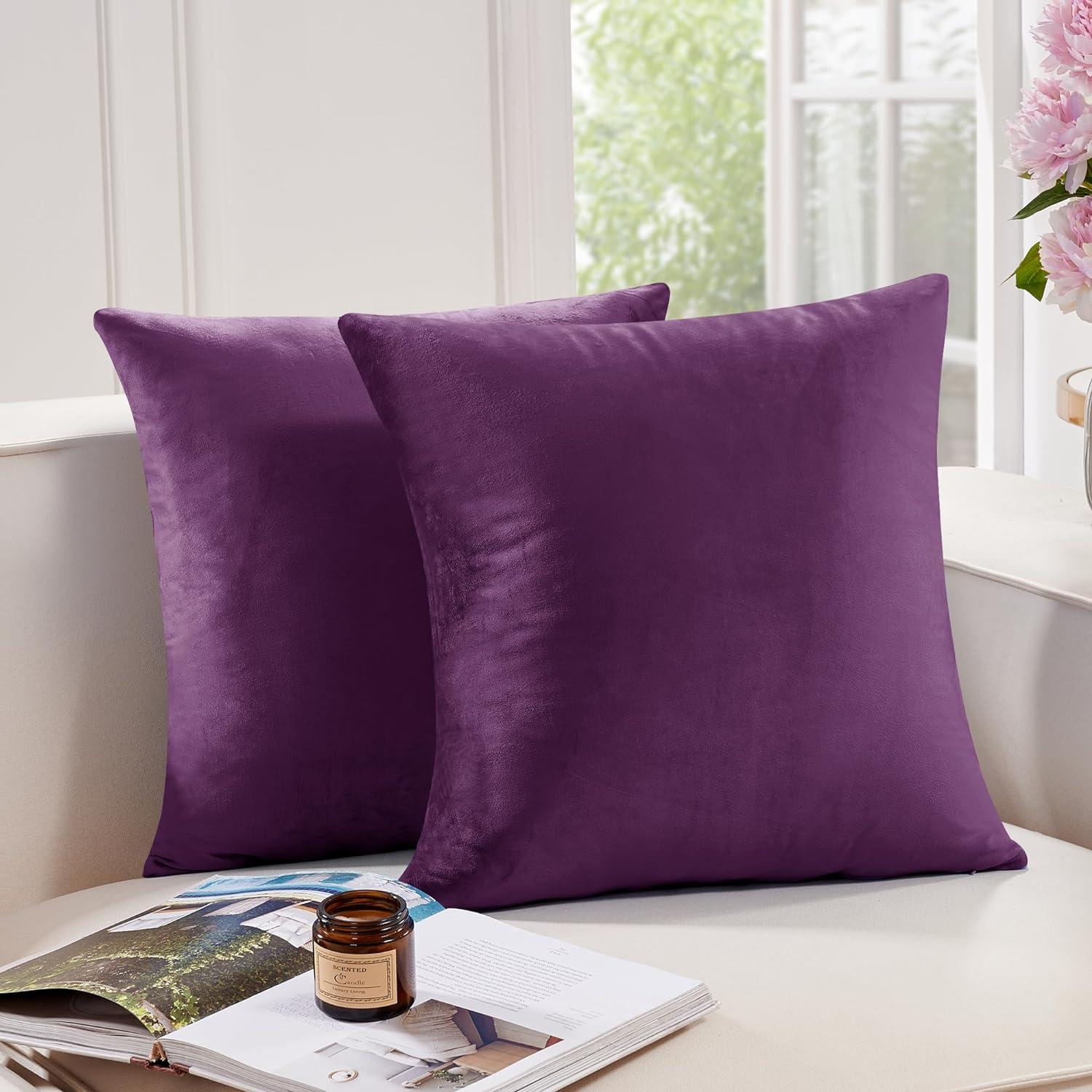 Velvet Reversible Pillow Cover