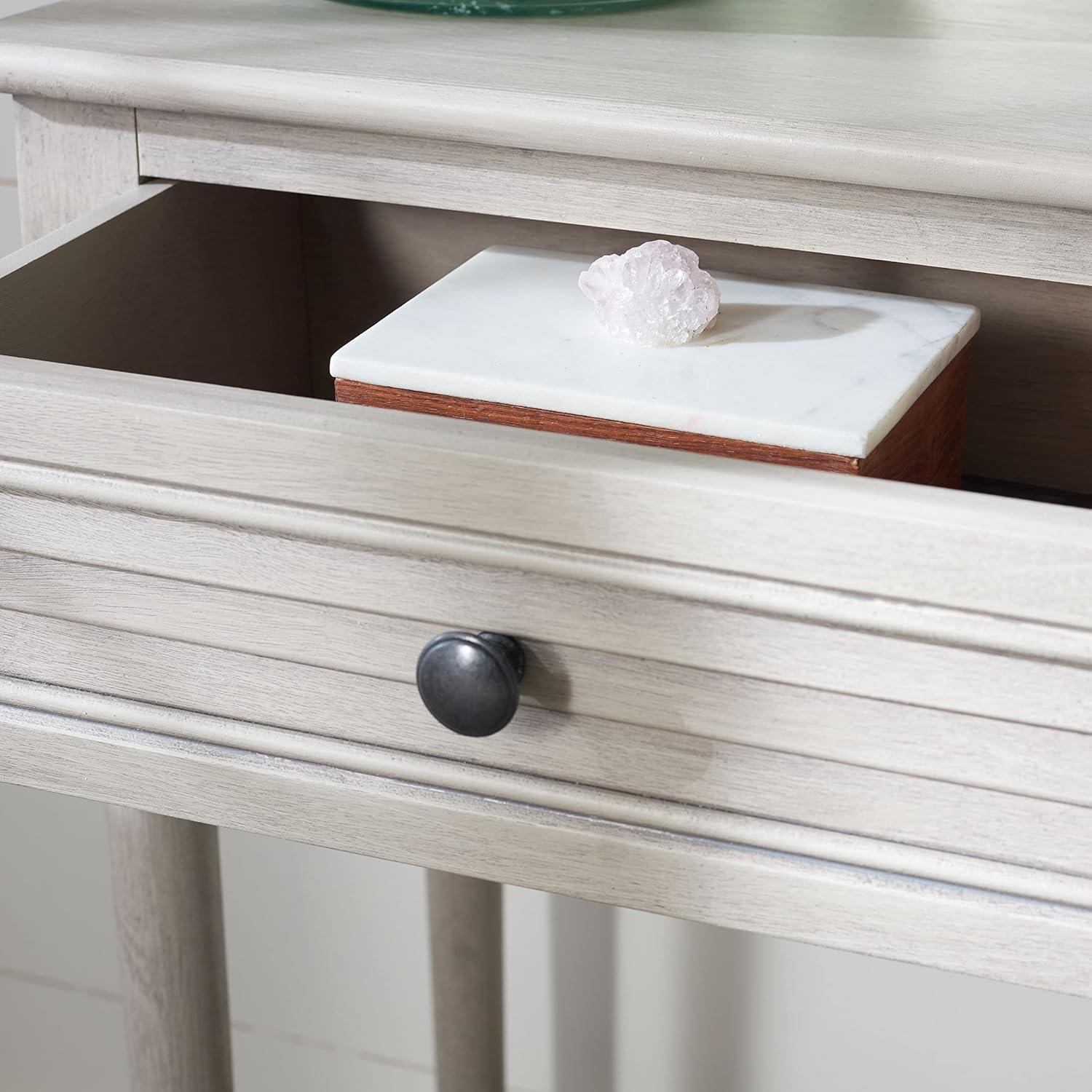 Tate 2 Drawer Console Table - Greige - Safavieh