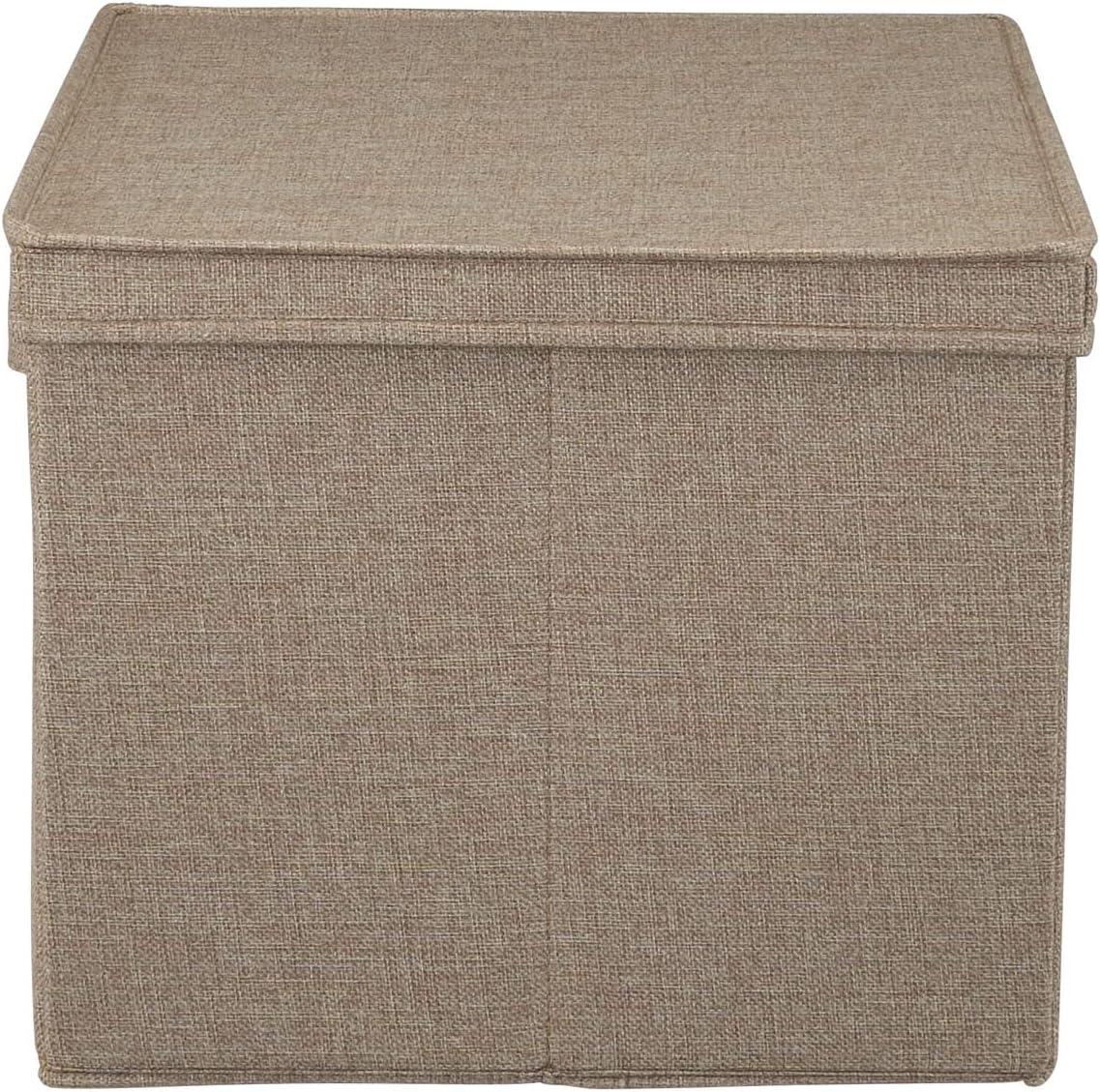 Household Essentials Wide Storage Box Fabric Bin