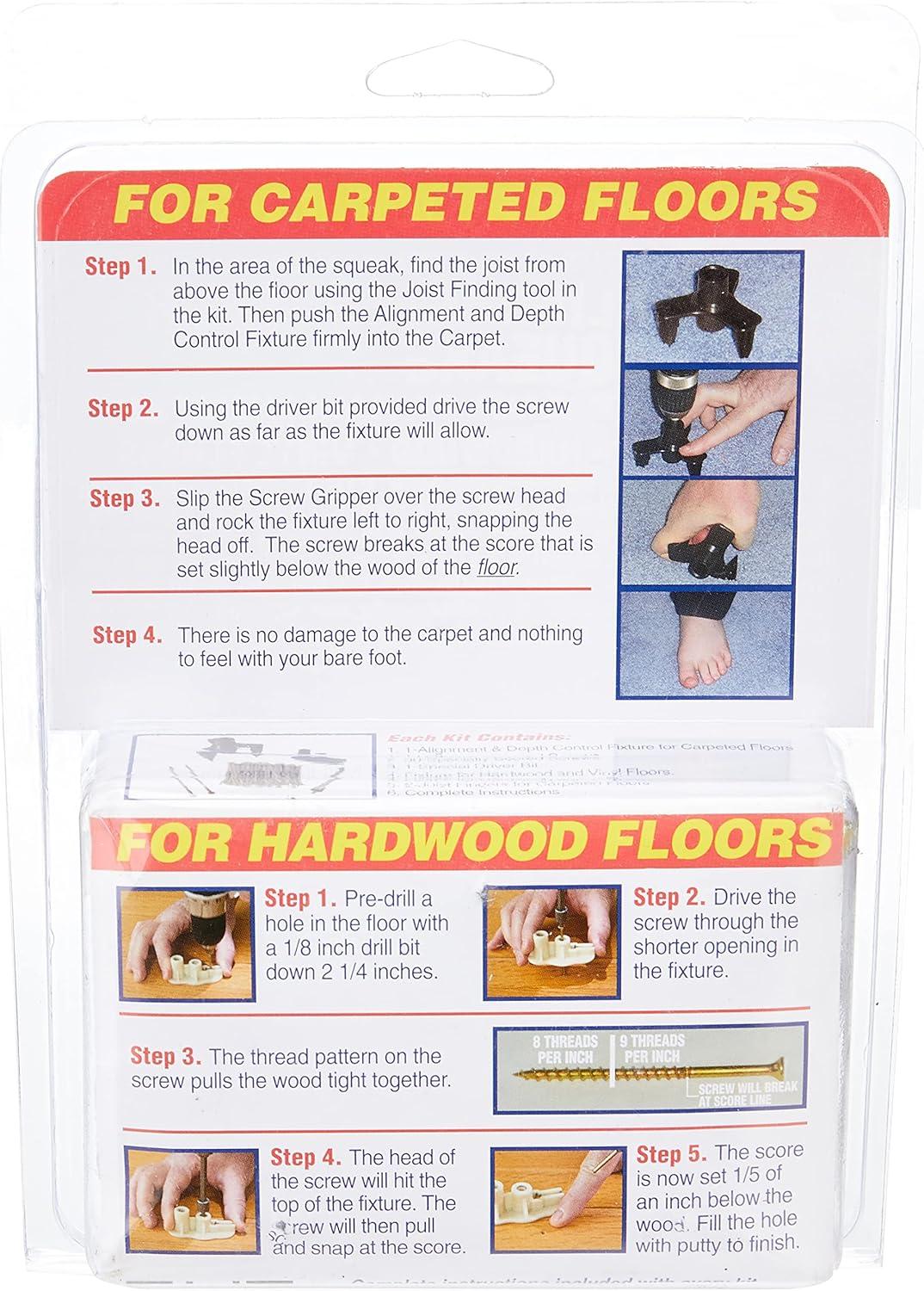 Squeeeeek No More 3 Inch Gold Floor Repair Kit