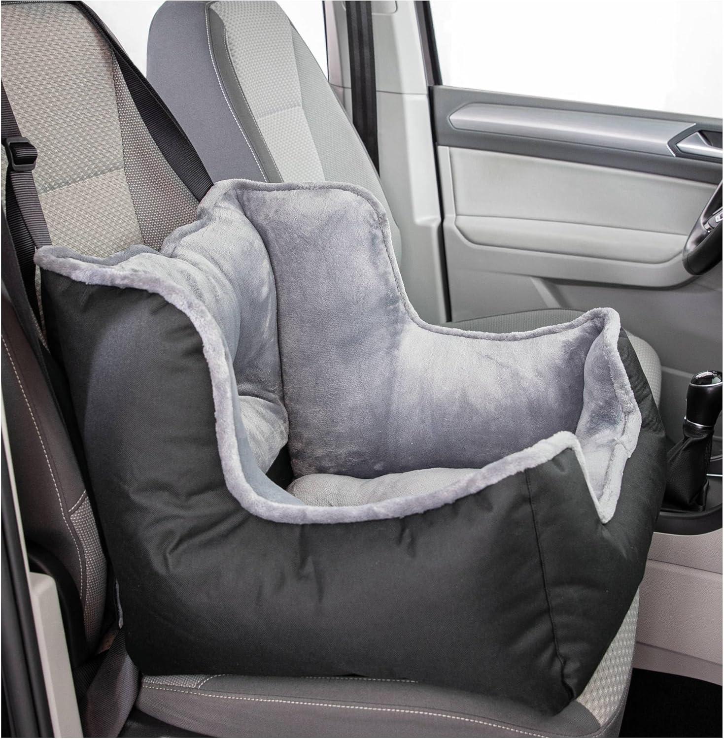 TRIXIE TRIXIE Convertible Deluxe Dog Car Seat for Small Dogs, Dog Booster Seat, Travel Pet Bed