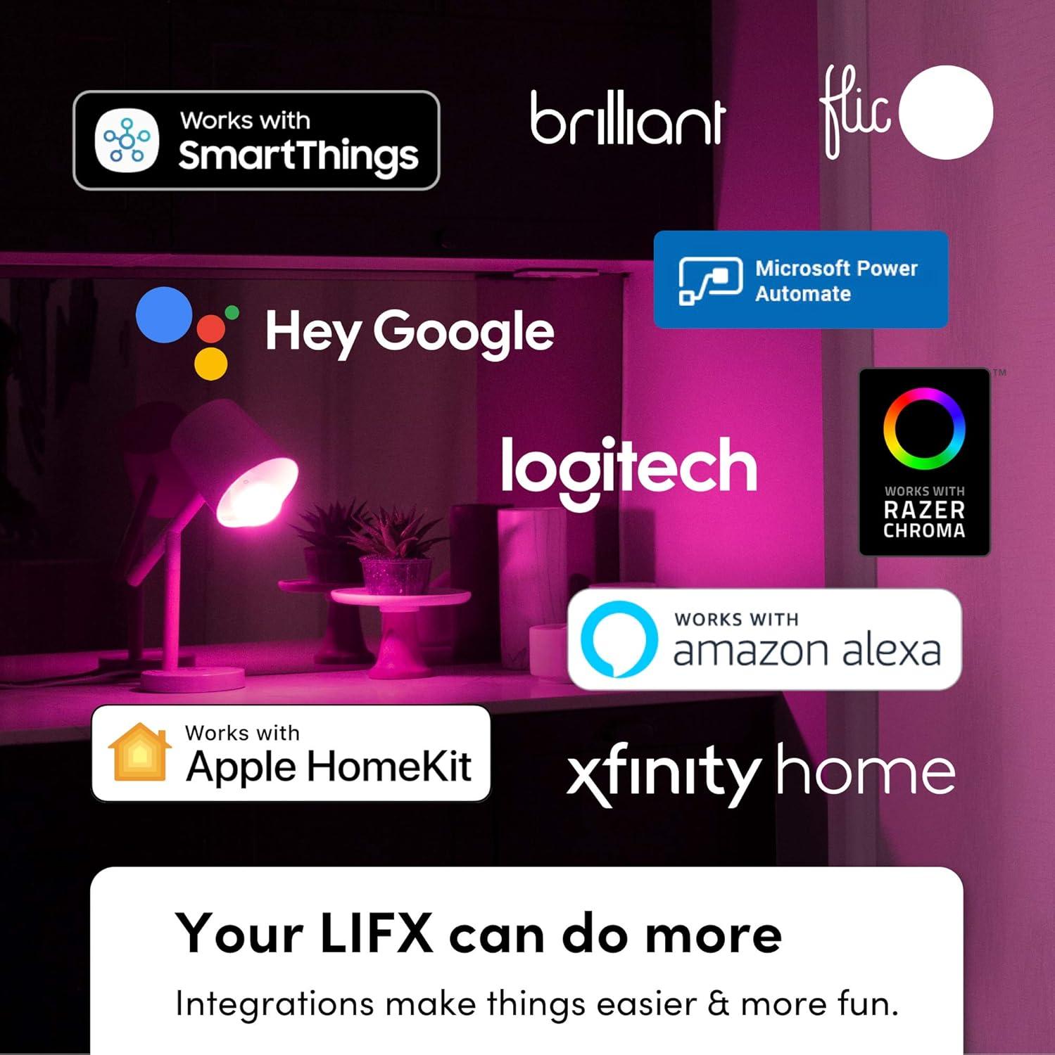 LIFX Color Changing Frosted LED Smart Bulb 2-Pack