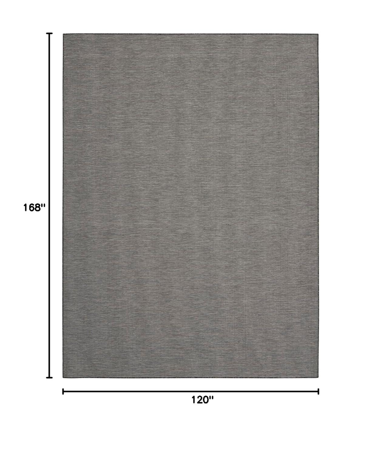 Nourison Positano Indoor/outdoor Area Rug - Charcoal 10' x 14'