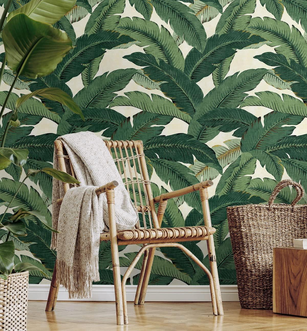 Tommy Bahama Home Tommy Bahama Swaying Palms 18' L x 20.5" W Peel & Stick Wallpaper Roll
