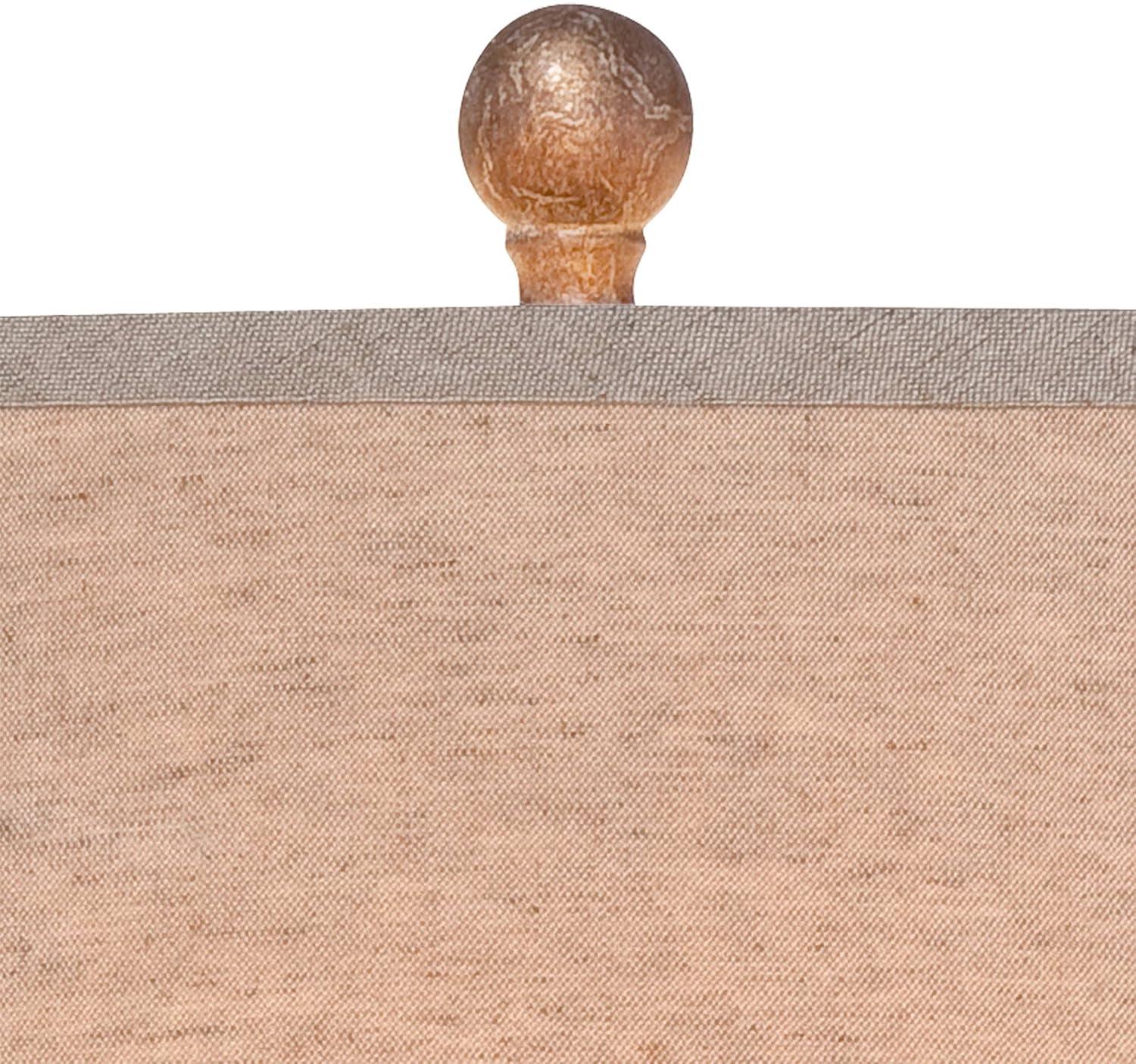 Franklin Iron Works Rustic Farmhouse Table Lamps 29" Tall Set of 2 Brown Leaf Hammered Pot Off White Shade for Bedroom Living Room House Home Bedside