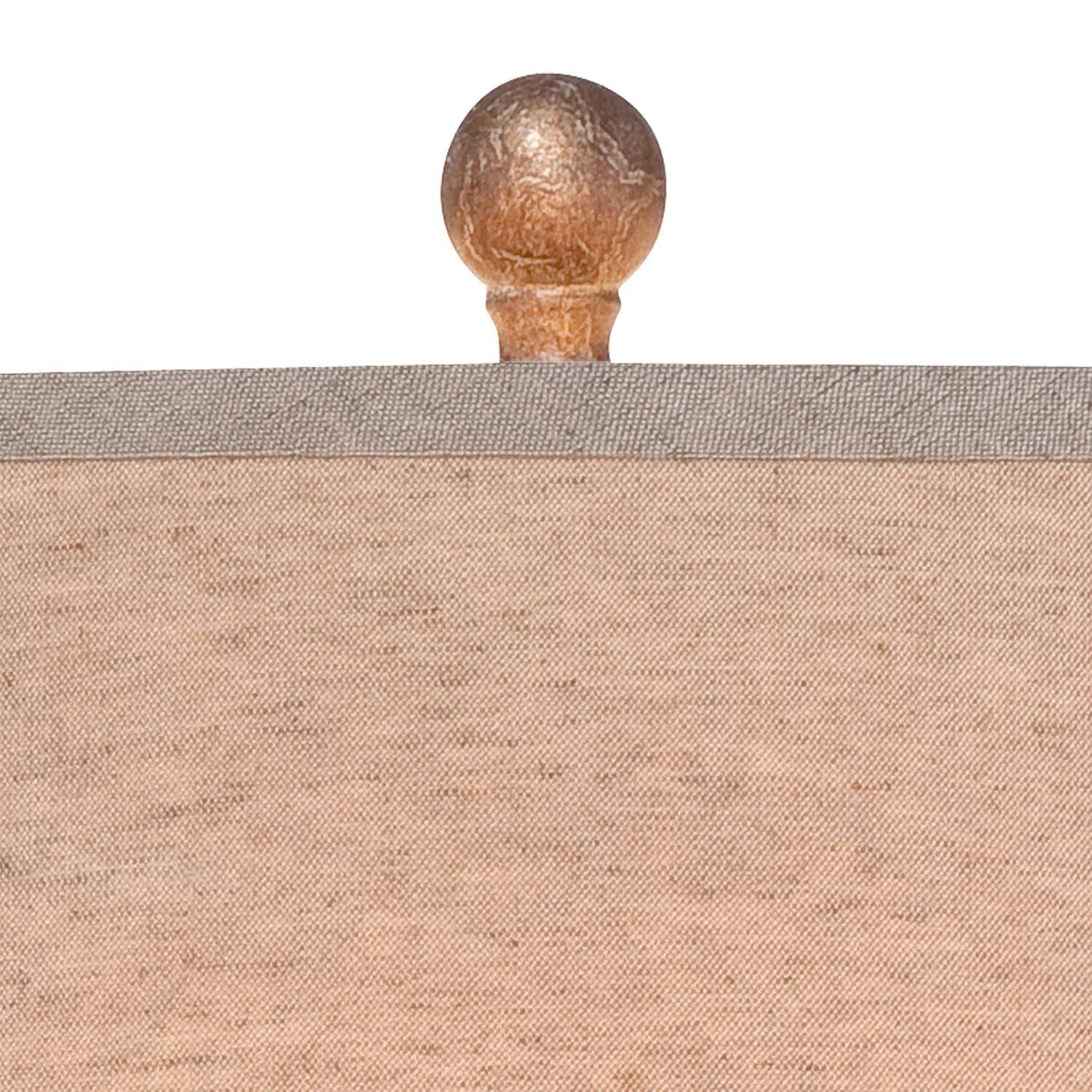 Franklin Iron Works Rustic Farmhouse Table Lamps 29" Tall Set of 2 Brown Leaf Hammered Pot Off White Shade for Bedroom Living Room House Home Bedside