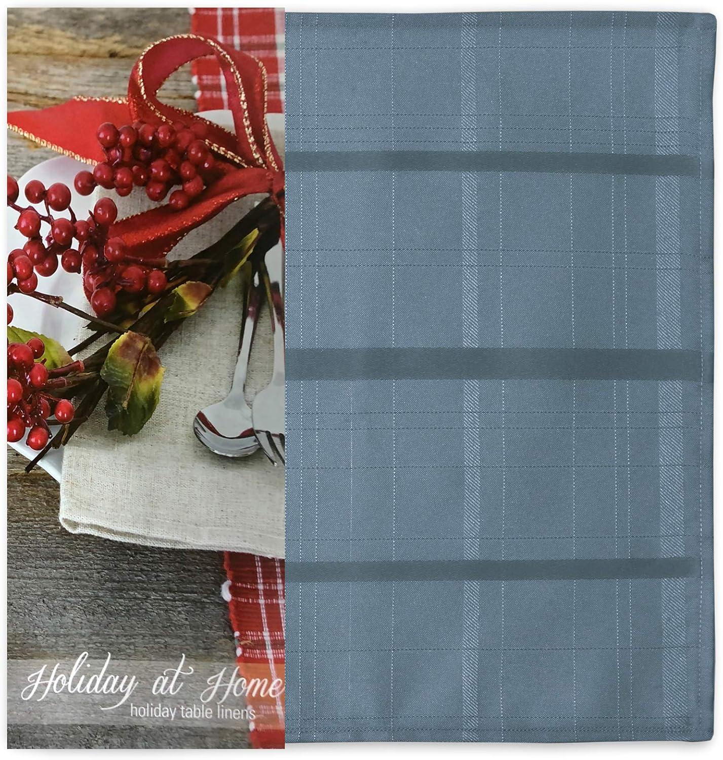 Elrene Elegance Plaid Stain & Water Resistant Tablecloth - Elrene Home Fashions