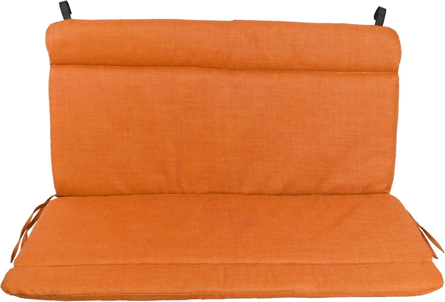 Blazing Needles Spun Poly Double Glider Chair Outdoor Cushion