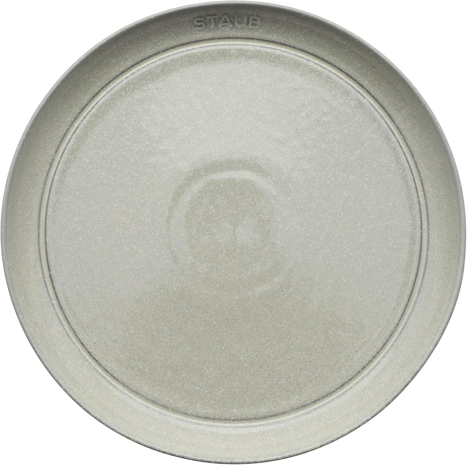 Staub Ceramic Dinnerware 4-piece 10-inch Stoneware Dinner Plate Set