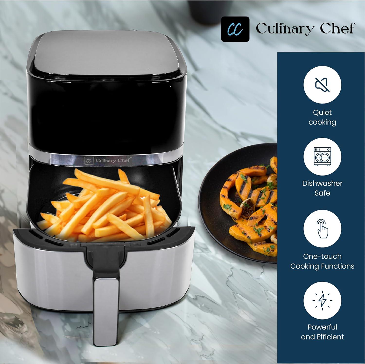 Culinary Chef 5.81 Quarts Air Fryer