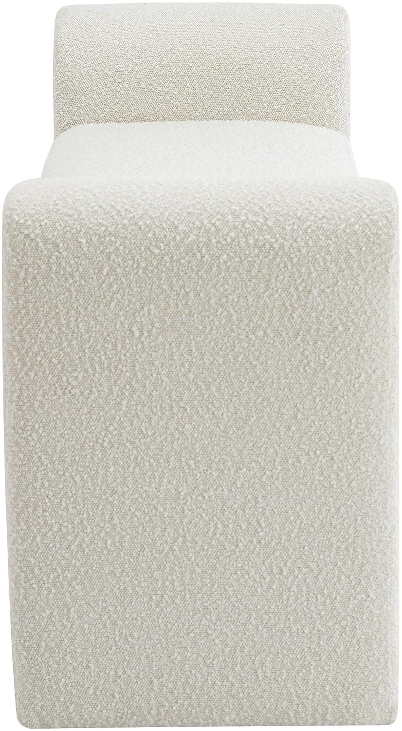 Hiroyasu Upholstered Boucle Bench