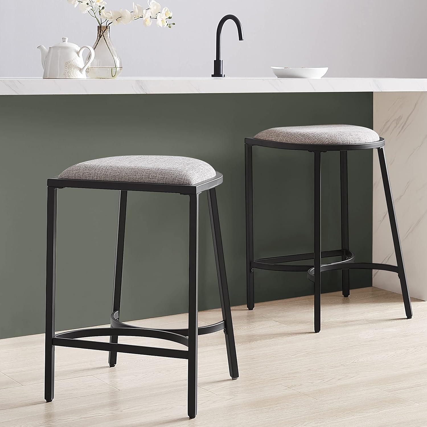 Set of 2 Ellery Counter Height Barstools - Crosley