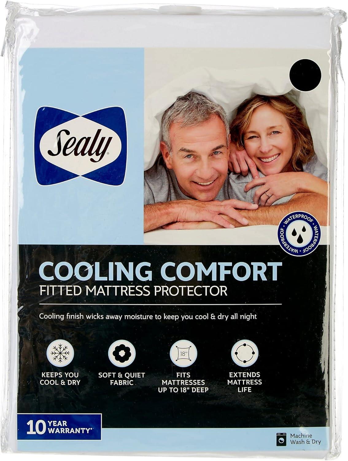 Sealy Cooling Comfort Hypoallergenic Mattress Cover