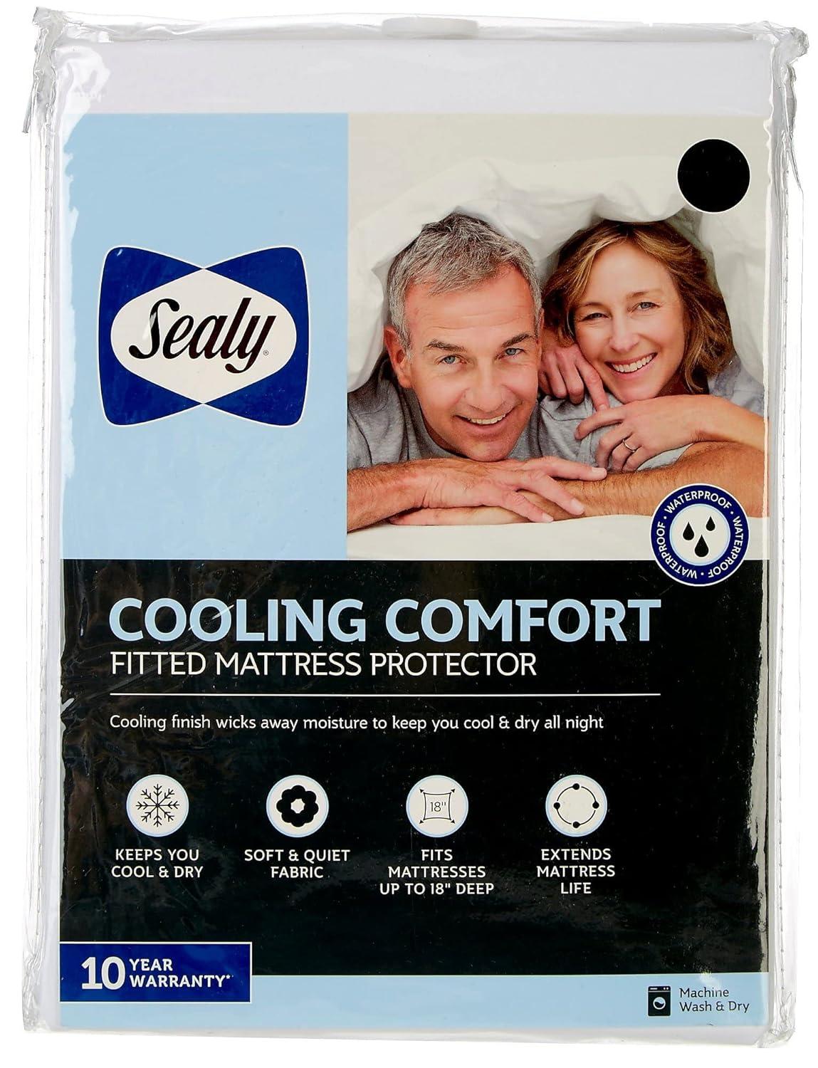 Sealy Cooling Comfort Hypoallergenic Mattress Cover