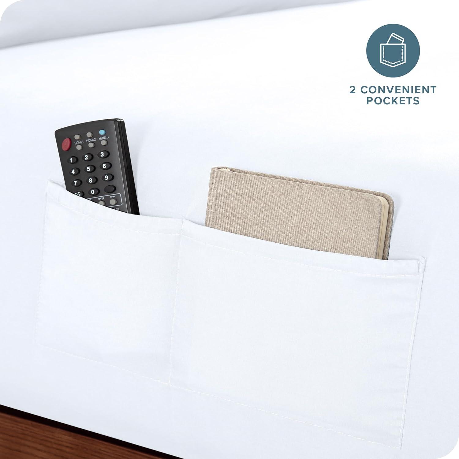 Bare Home Microfiber Dual Pocket Sheet Set