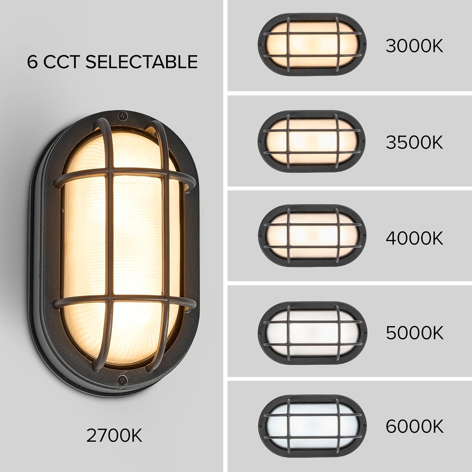 LED Outdoor Bulkhead Light, 6C