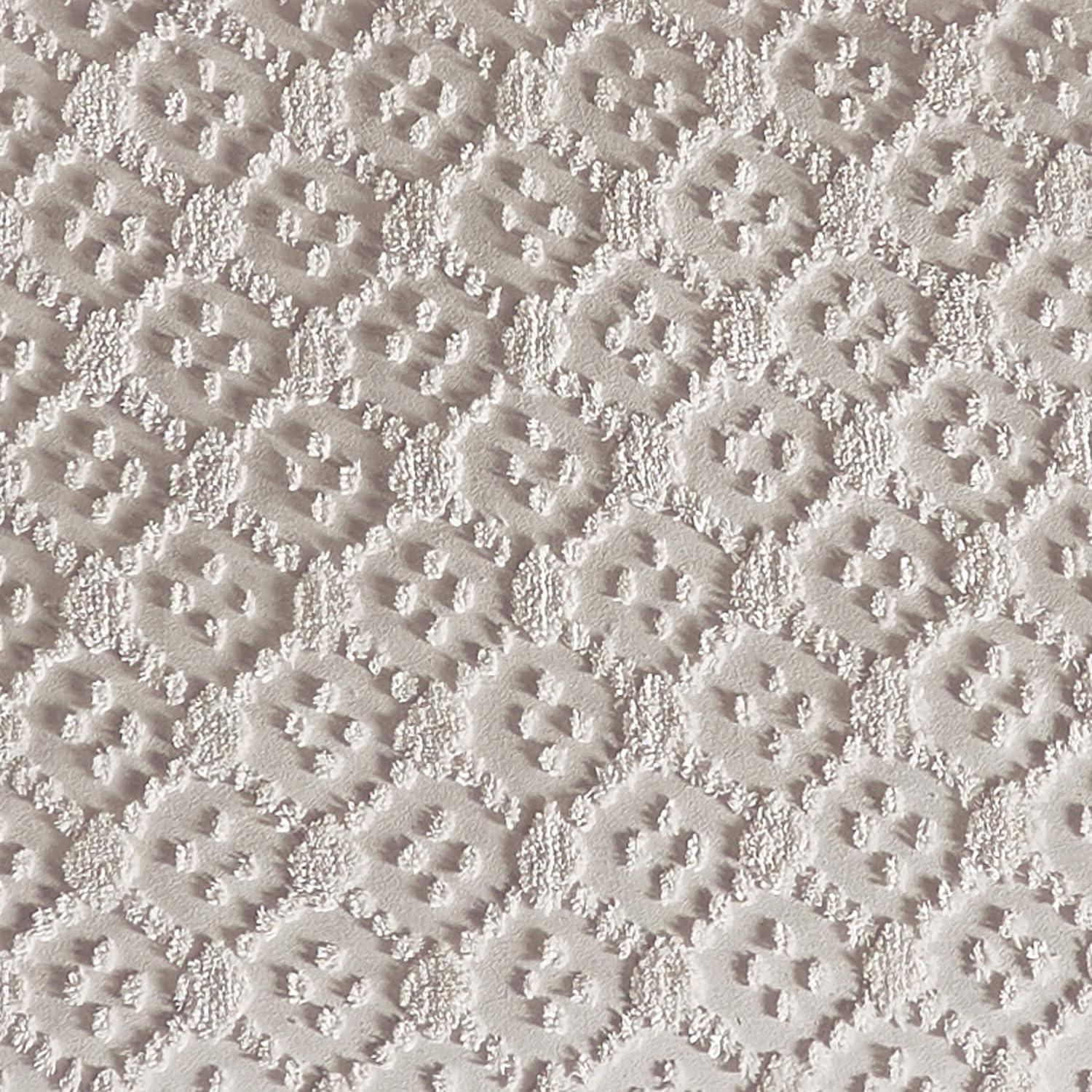 Better Trends Charleston Collection 100% Cotton Bedding sets, Machine Washable Soft and Breathable 4-piece Chenille Bedspread & Sham with Geometric Embroidery, All season