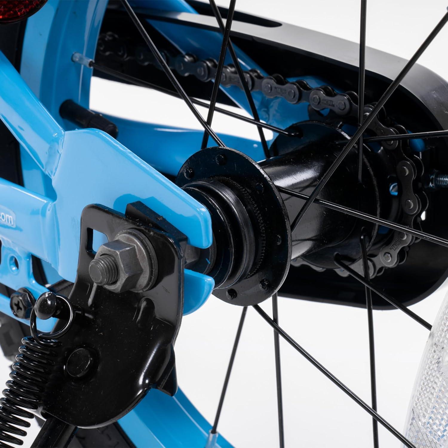 RoyalBaby Freestyle 18 Inch Kids Bike with Kickstand, Water Bottle and Holder, and Reflectors for Boys and Girls Ages 5 to 9, Orange