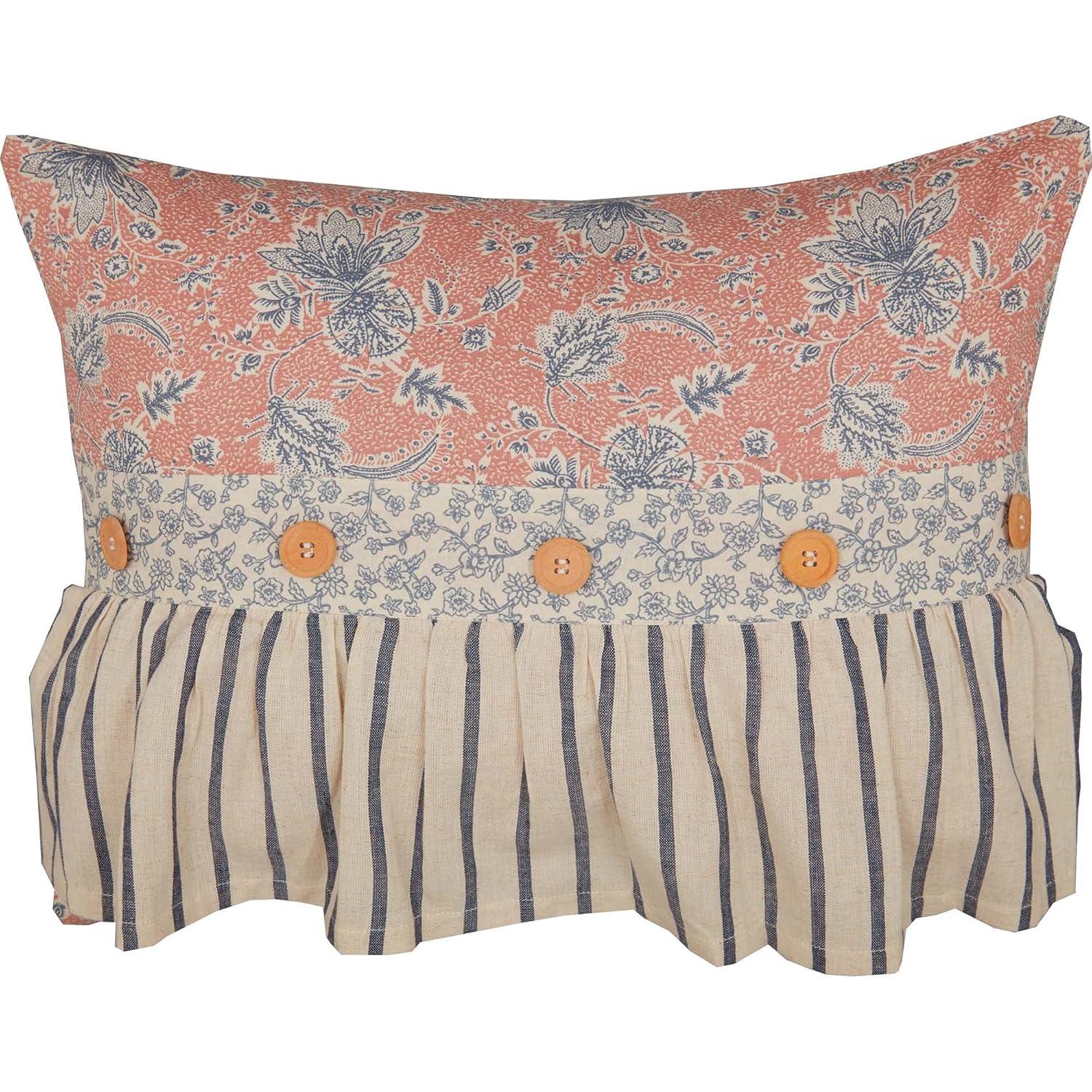 VHC Brands Cotton Reversible Throw Pillow