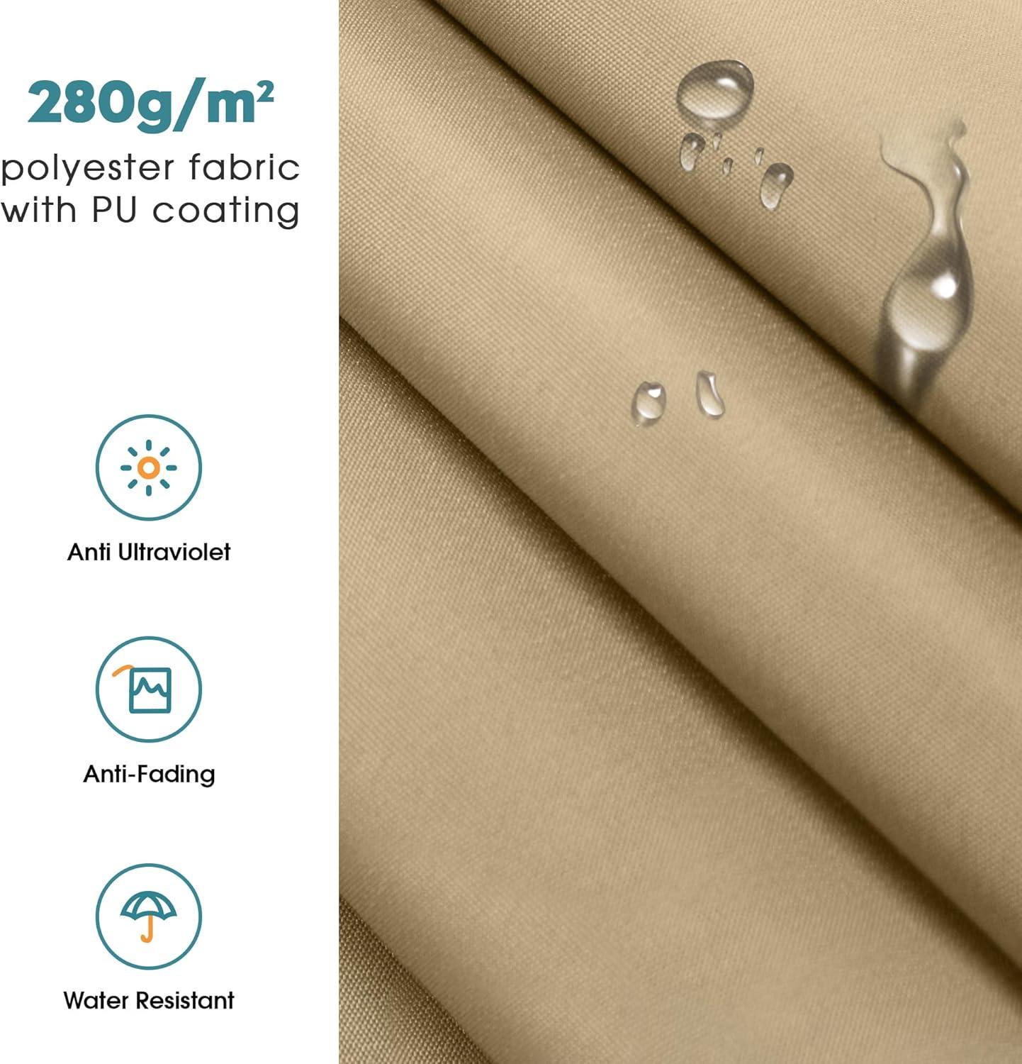 Patio Awning Fabric Replacement Sunshade Canopy for Retractable Awnings