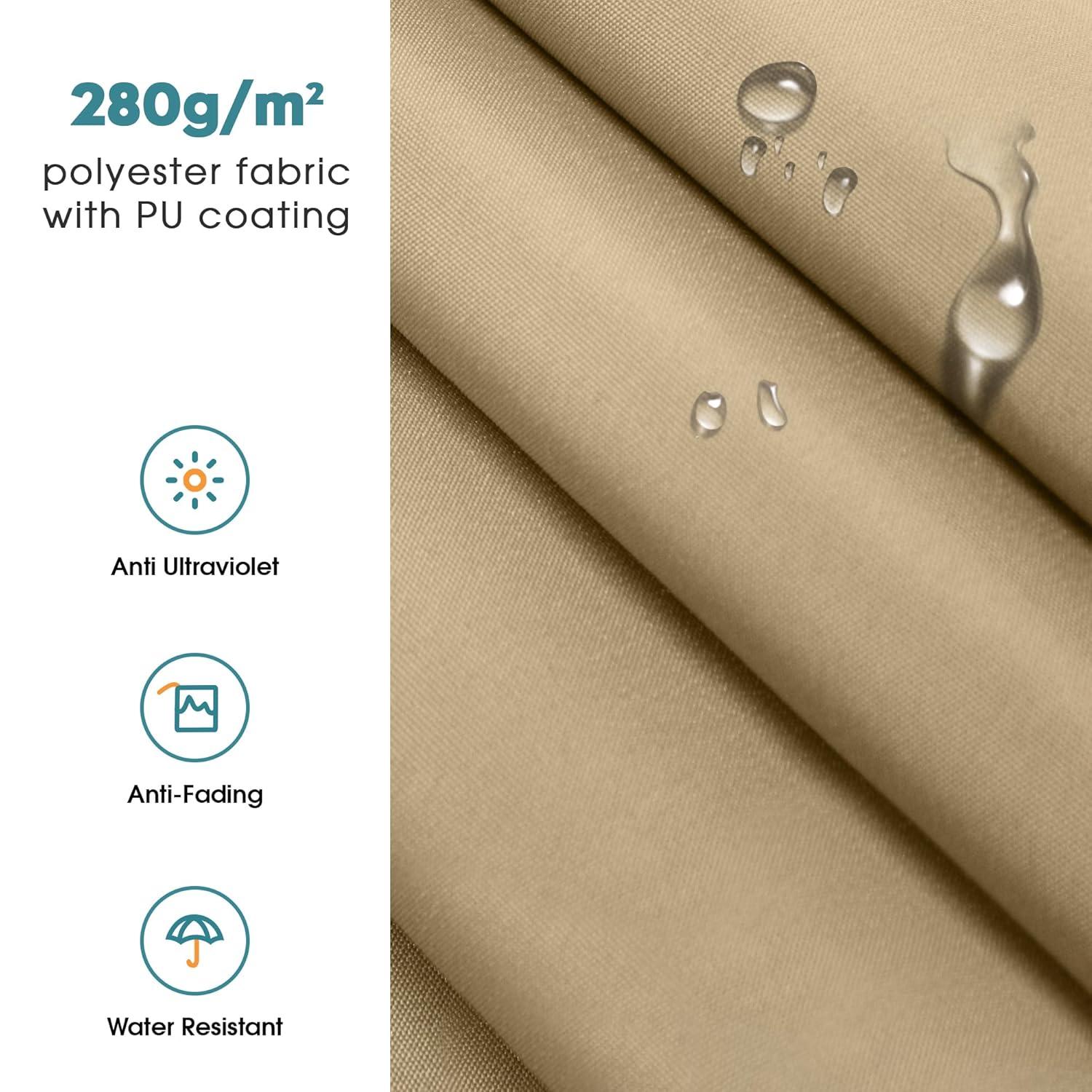 Patio Awning Fabric Replacement Sunshade Canopy for Retractable Awnings