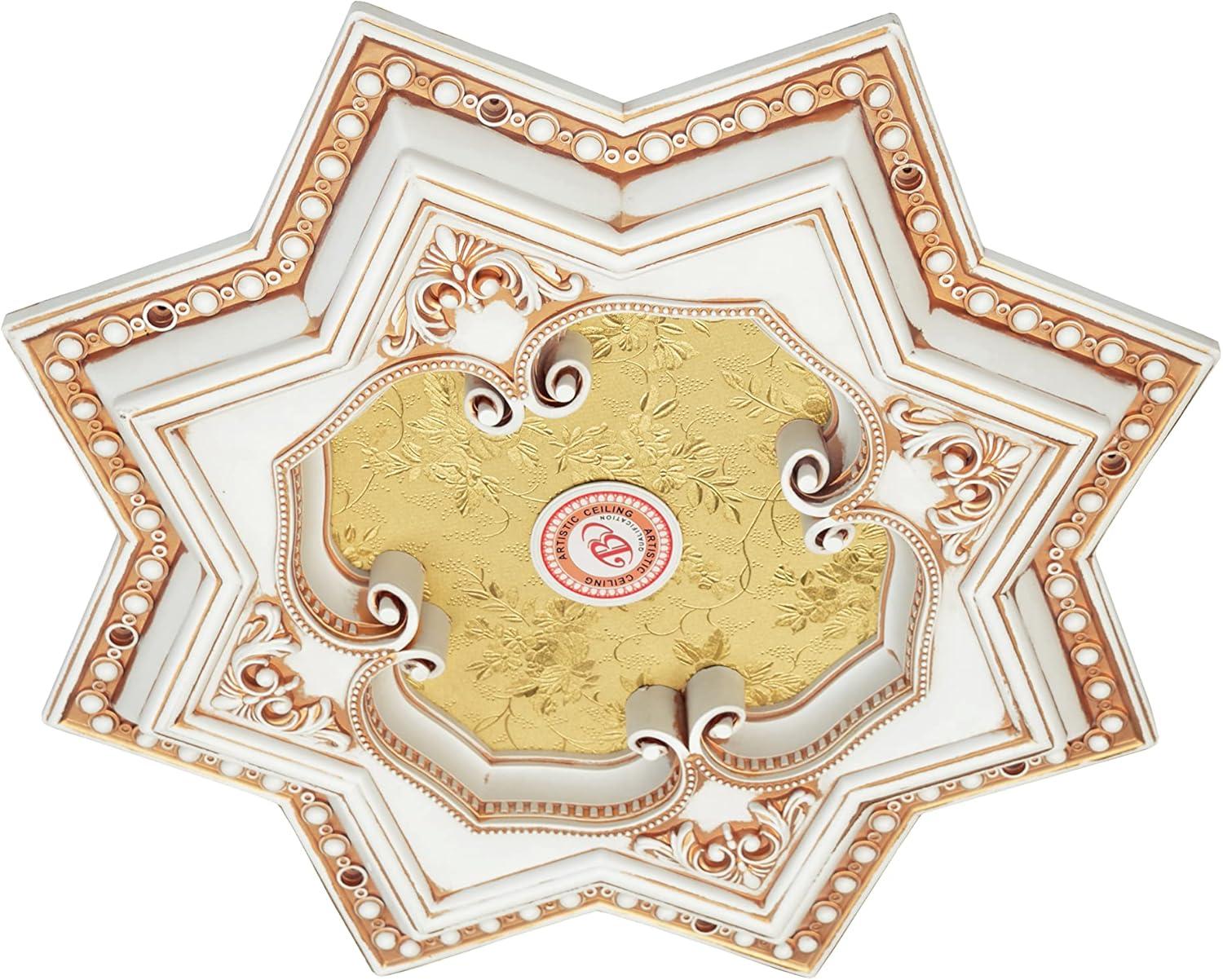 Star Chandelier Ceiling Medallion