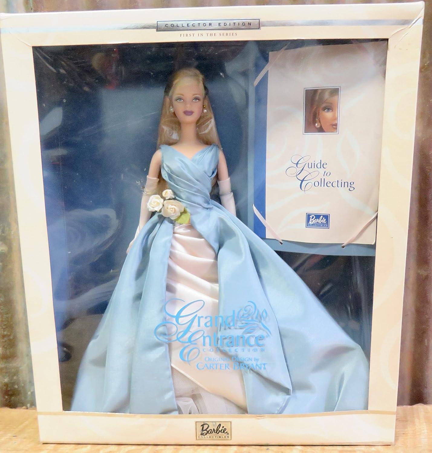 Grand Entrance Barbie Doll in Steel Blue Taffeta Gown