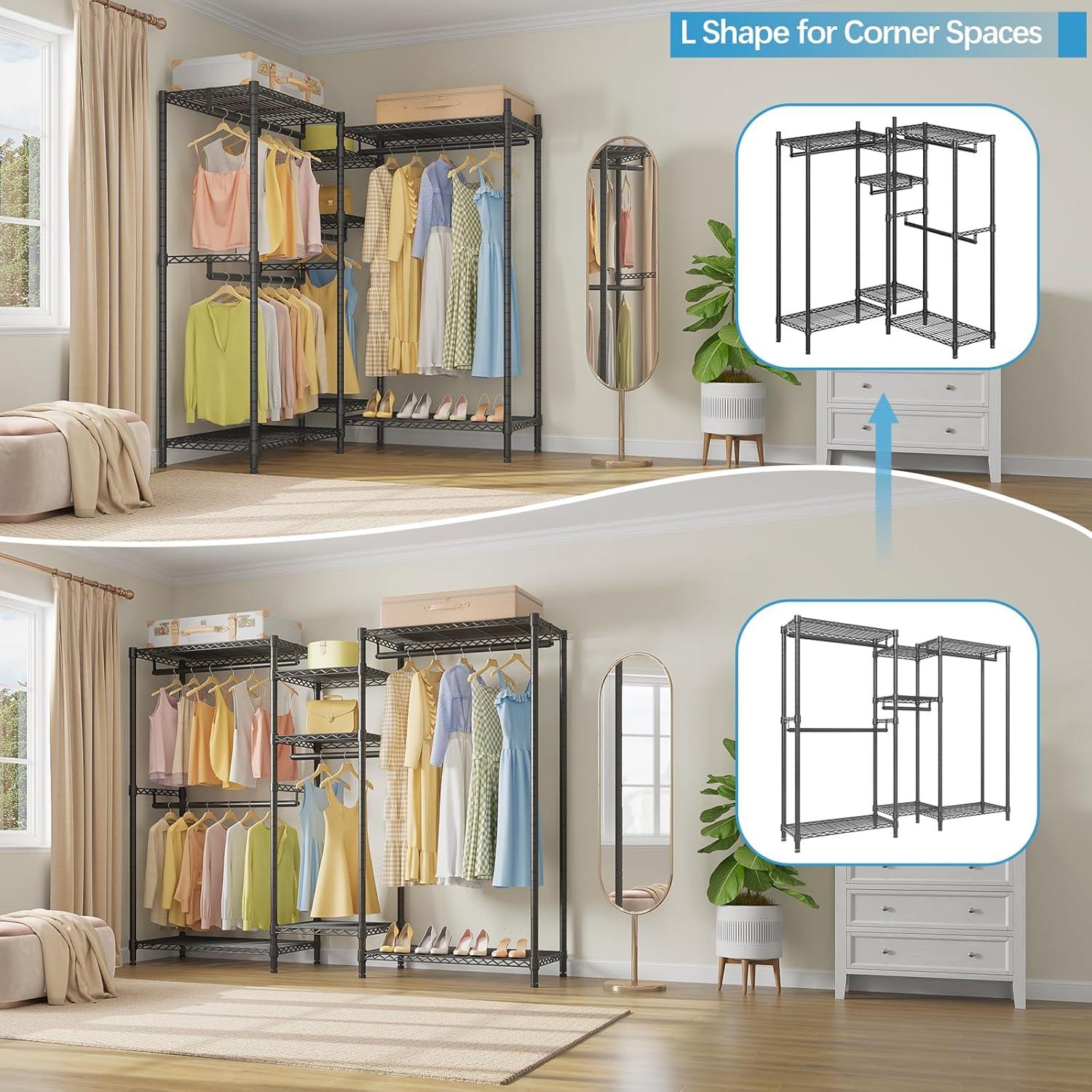 VIPEK 69.9'' Solid Clothing Rack