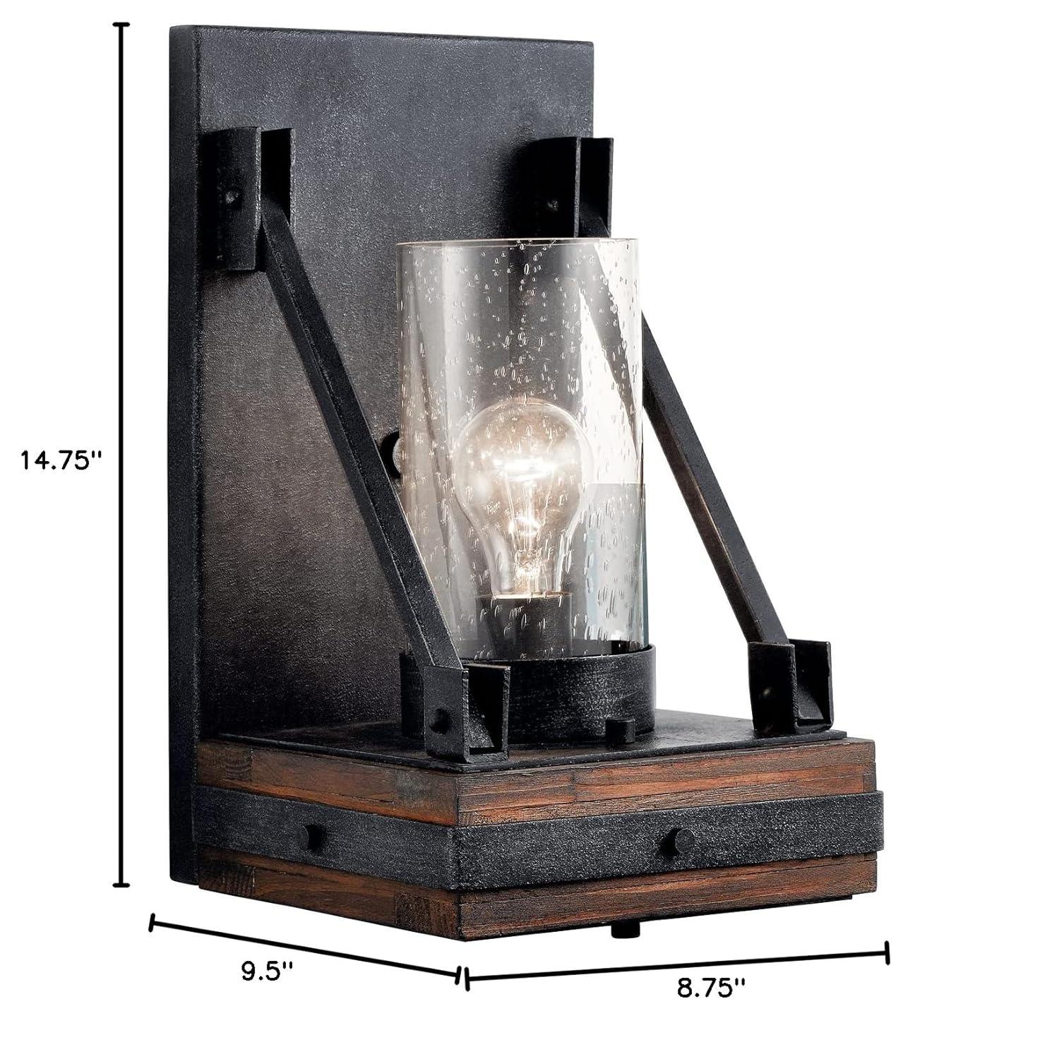 Kichler Lighting Colerne 1 - Light Sconce in  Auburn Stained